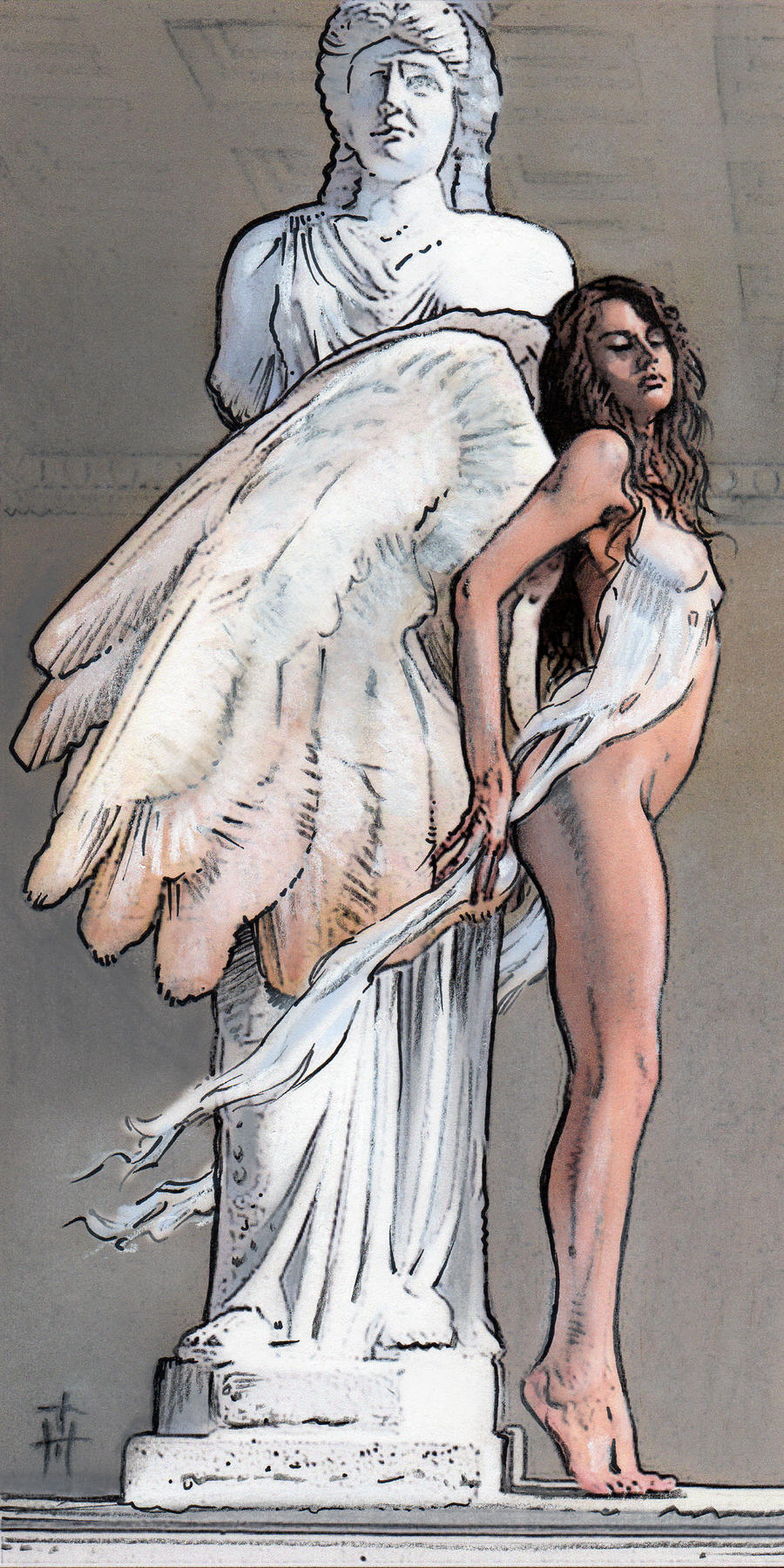 Angel foot goddess