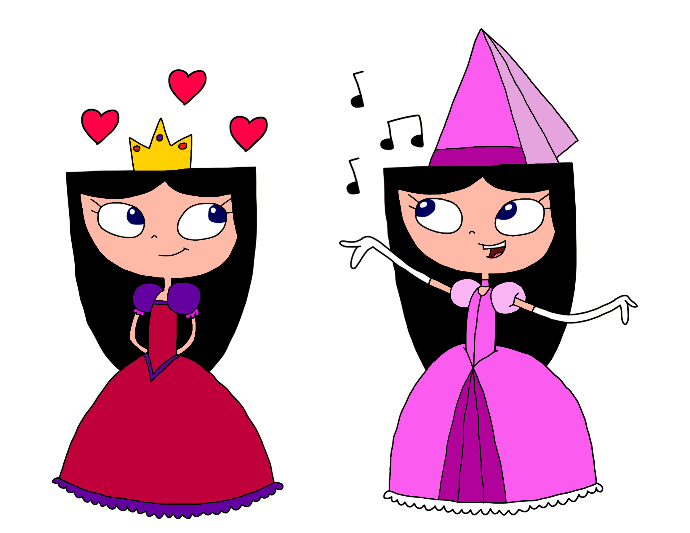 Princess Isabella in 2 gowns by Kermitmasterpiece on DeviantArt Princess Isabella in 2 gowns by Kermitmasterpiece on DeviantArt