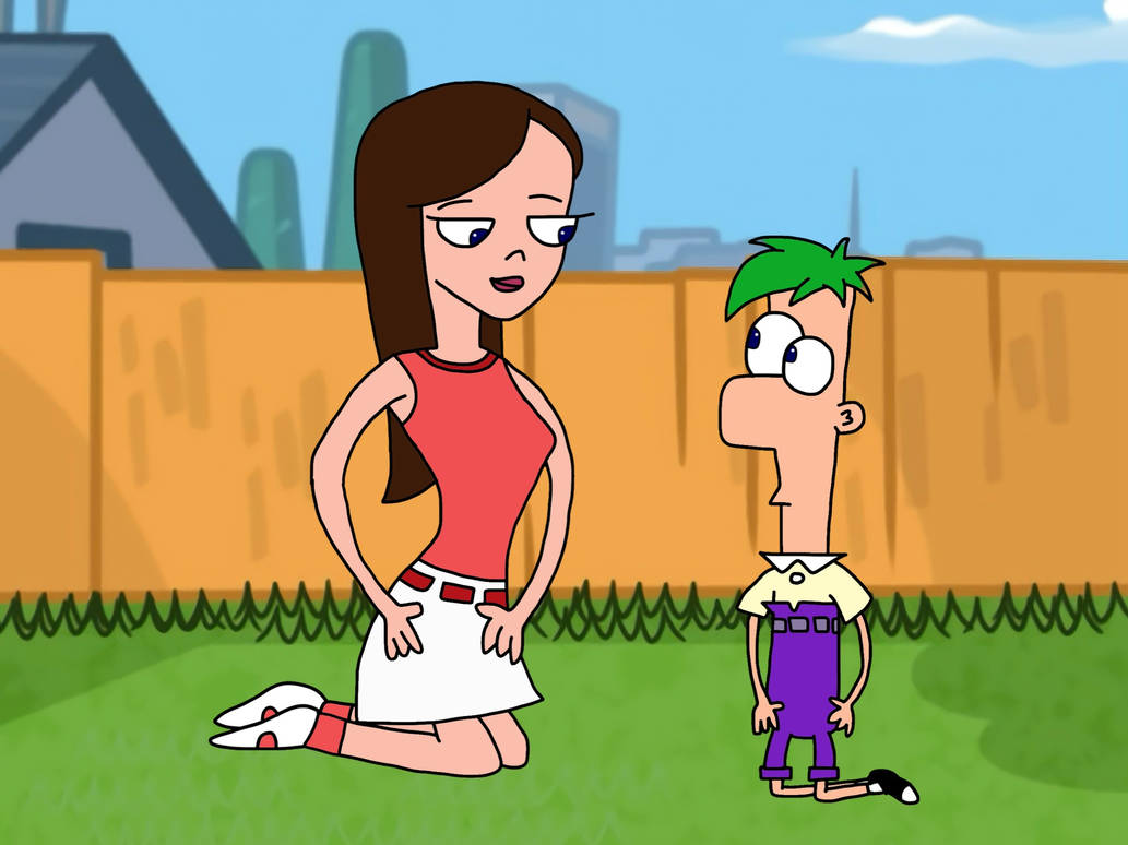 Ferb and Vanessa in Candace's Clothes by Kermitmasterpiece on DeviantArt
