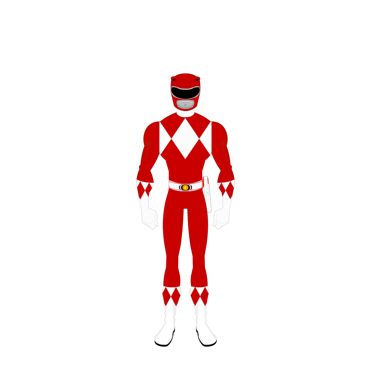 TyrannoRanger / Red Ranger by Bhrunno on DeviantArt