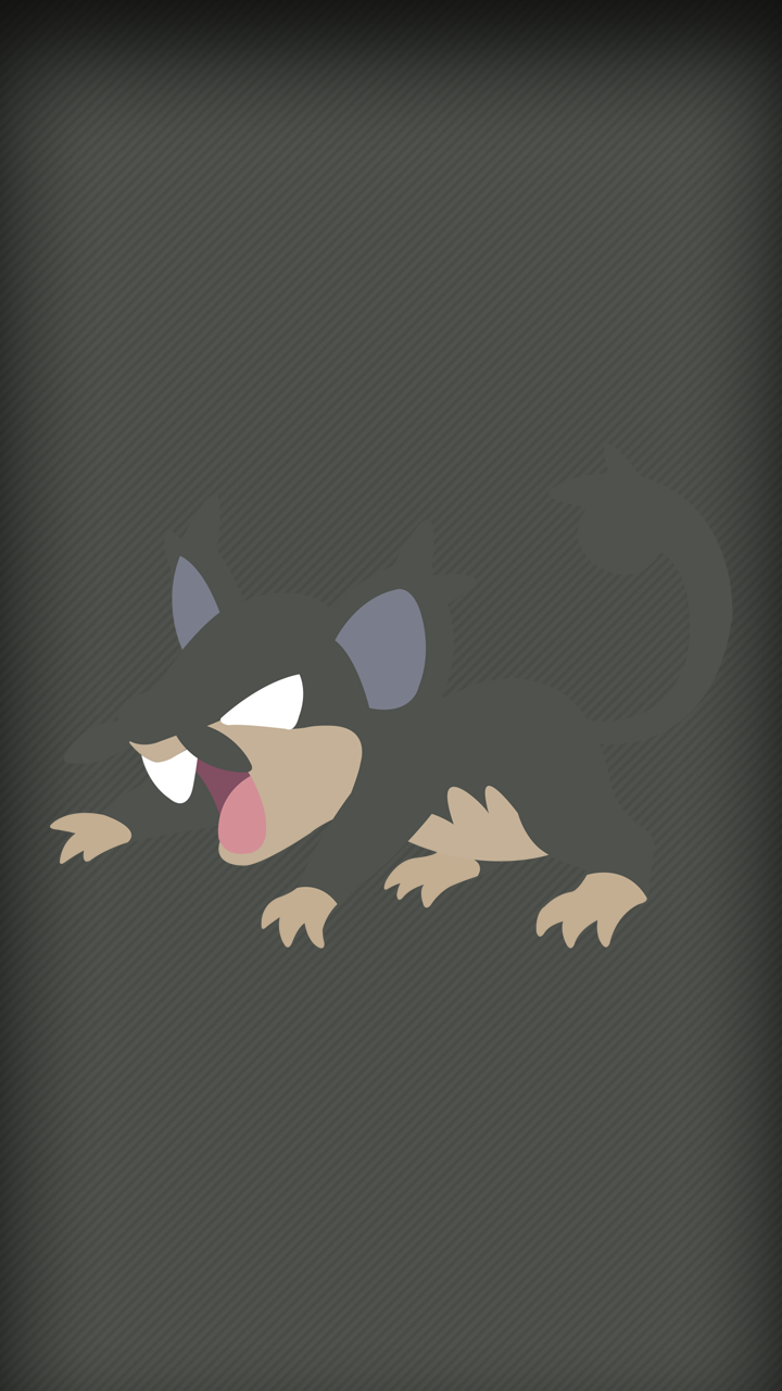 #019 - Alolan Rattata (cellphone size) by Bhrunno on DeviantArt