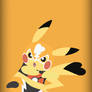 #025 - Pikachu Libre (cellphone size)