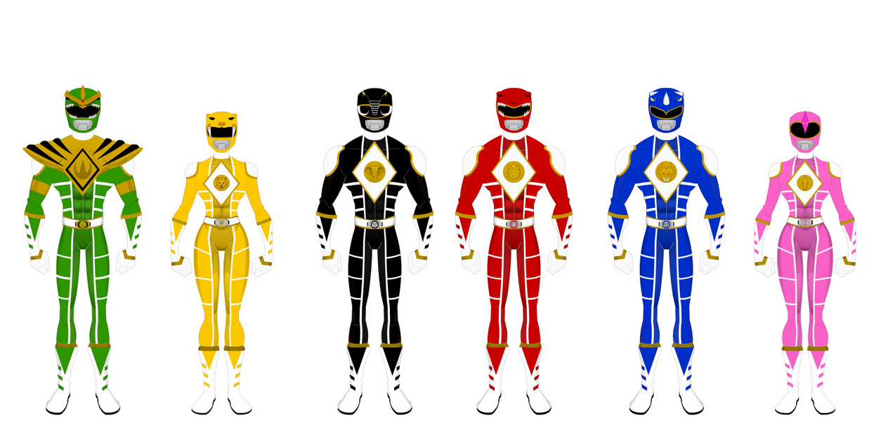 Power Rangers New Suits by Bhrunno on DeviantArt