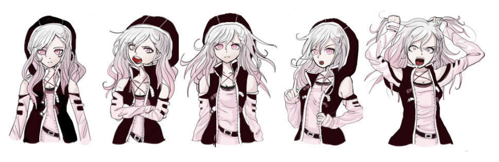 Dangan Ronpa OC Sprites (request)