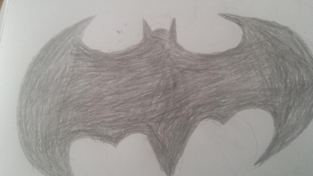 Batman Ripped Sign Drawing Rough attempt at Batman symbol. by Damsellover50 on DeviantArt