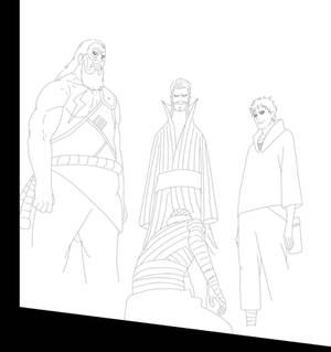 Naruto Manga 525 LineART