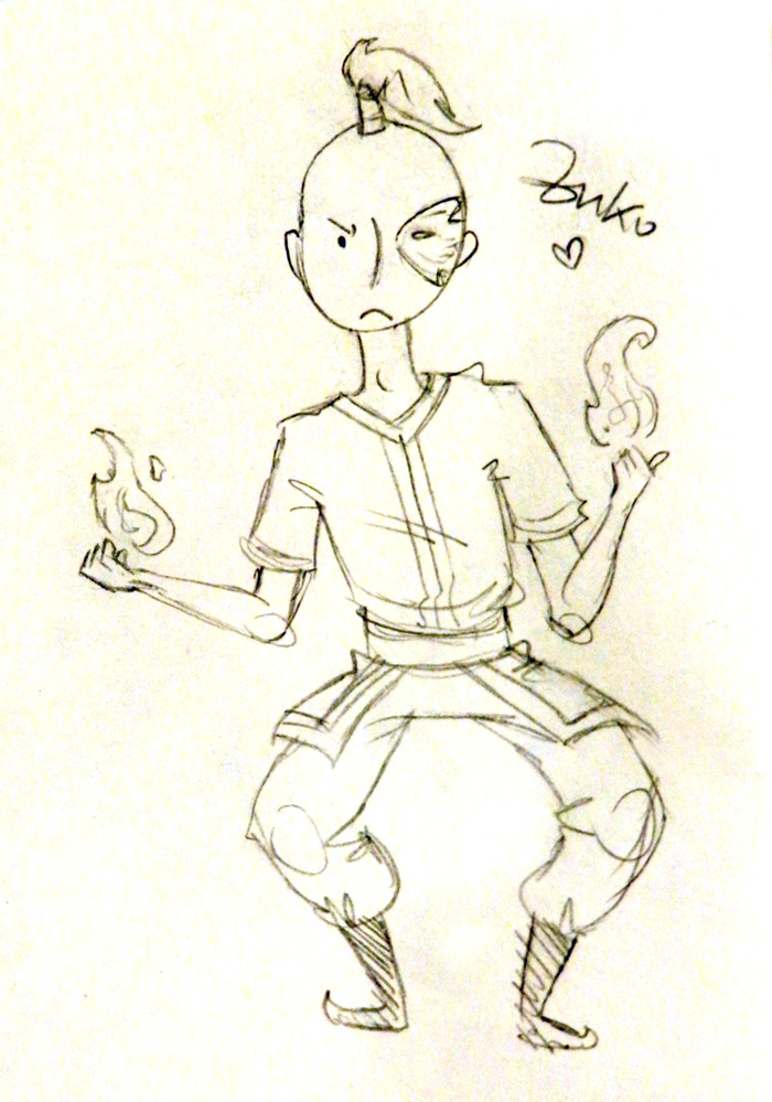 Zuko Fireprince scribble