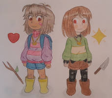 Frisk + Chara 