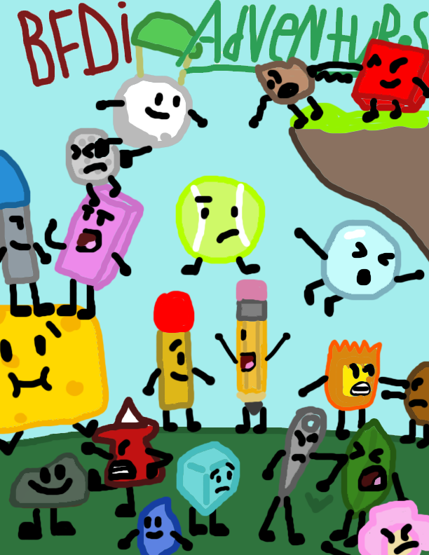 BFDI Comic Title Page