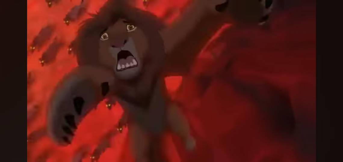 Simba falling by mateodamian on DeviantArt