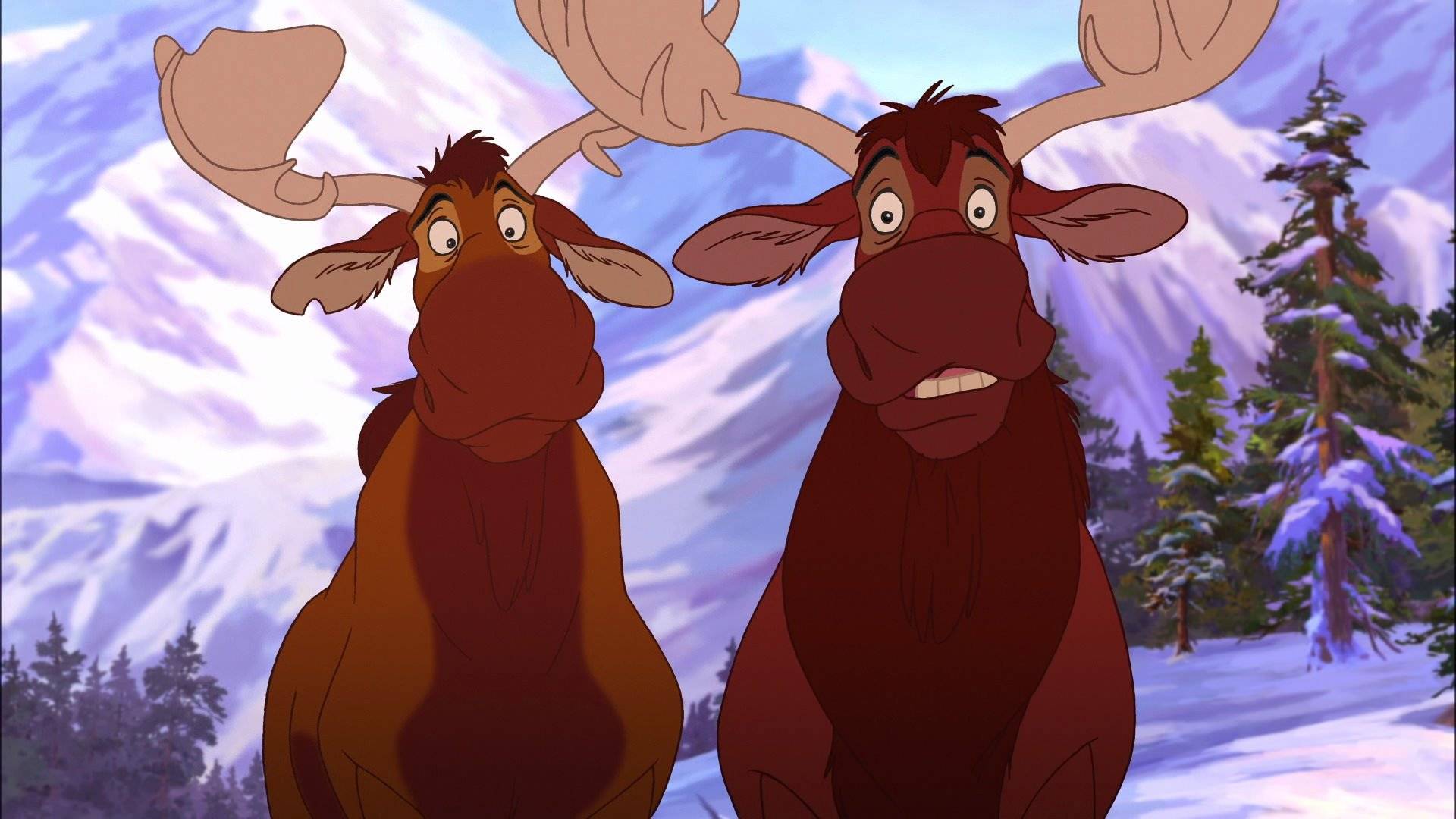 Rutt and Tuke scared at kenai the bear by mateodamian on DeviantArt