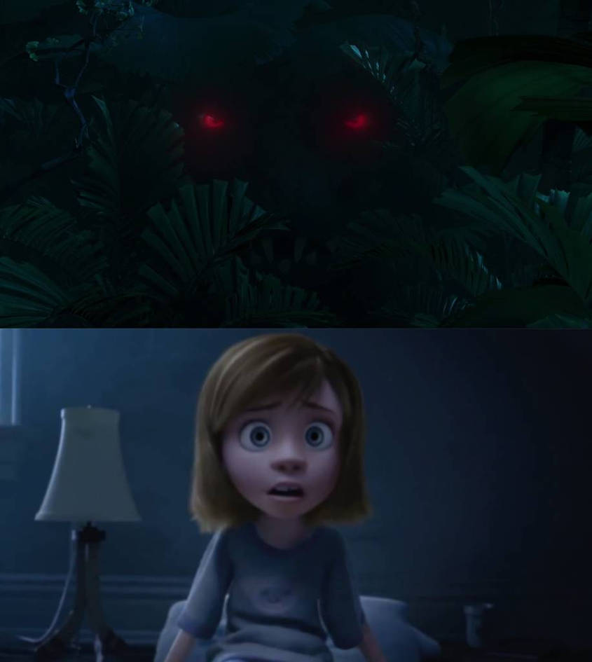 Rudy Riley Rudy scares Riley in her nightmare by mateodamian on DeviantArt