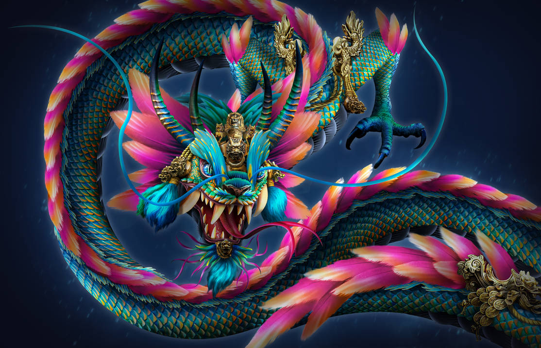 One Color Dragon Colorfull Dragon by mtombroz on DeviantArt