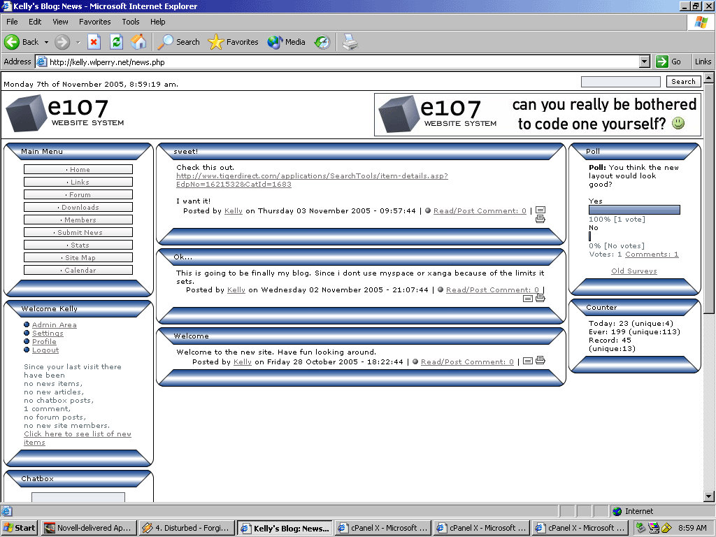 +Layout+ BluePearl v1.0 by LegendKP on DeviantArt
