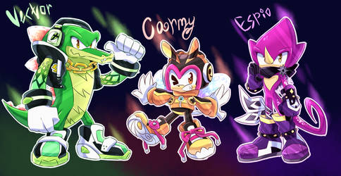 WOSS Vector Charmy and Espio