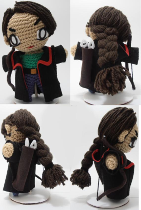 Arjeloops Katniss Crochet Doll