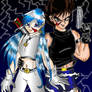 Vegeta and Bulma Punks