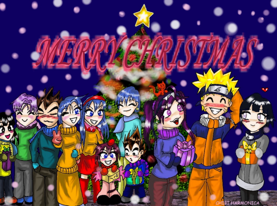 Merry Christmas-DBZ n Naruto