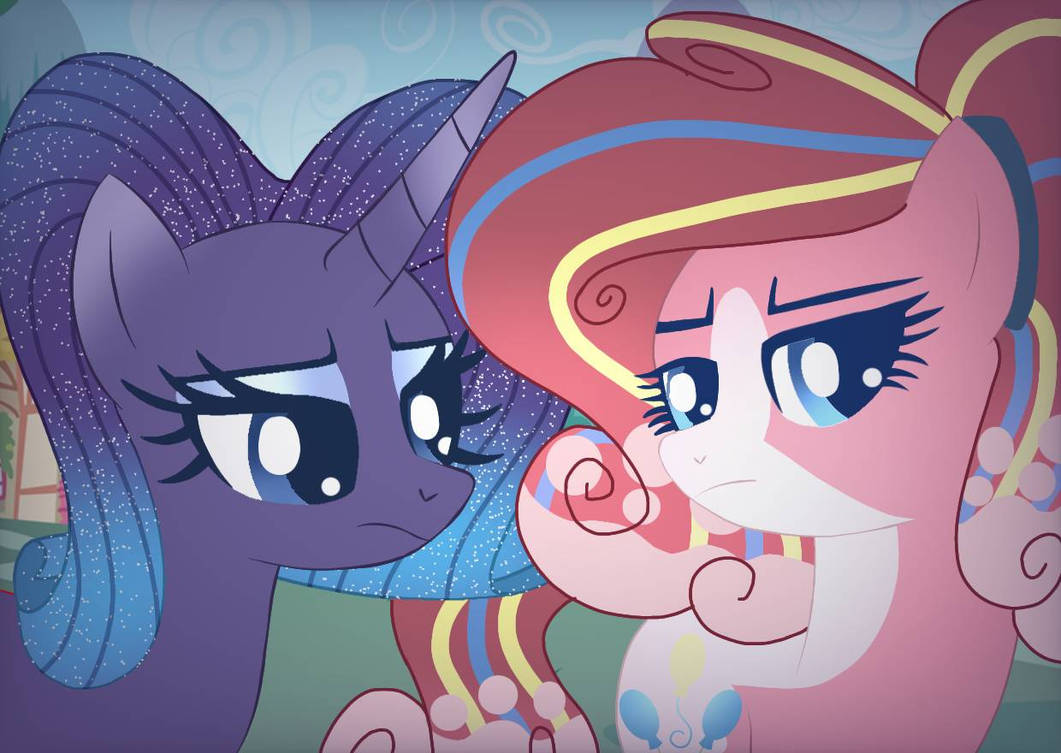 MLP FIM REDESIGN- Rarity and Pinkie Pie by MelodyMoonlight15 on DeviantArt