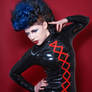 Red Laced Catsuit