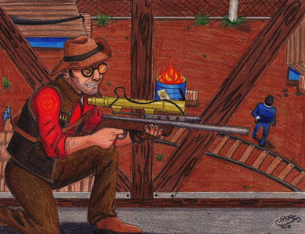 The Red Sniper by AkulaShuvelle on DeviantArt