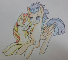 Request: Flash Sentry and Sunset Shimmer