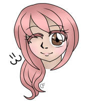 Dibujo Kawaii de una chica