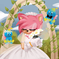 Bride Amy Rose