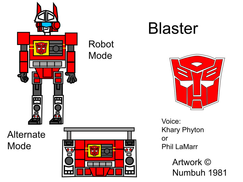 Blaster Redesigned Model Sheet Concept by Numbuh1981 on DeviantArt