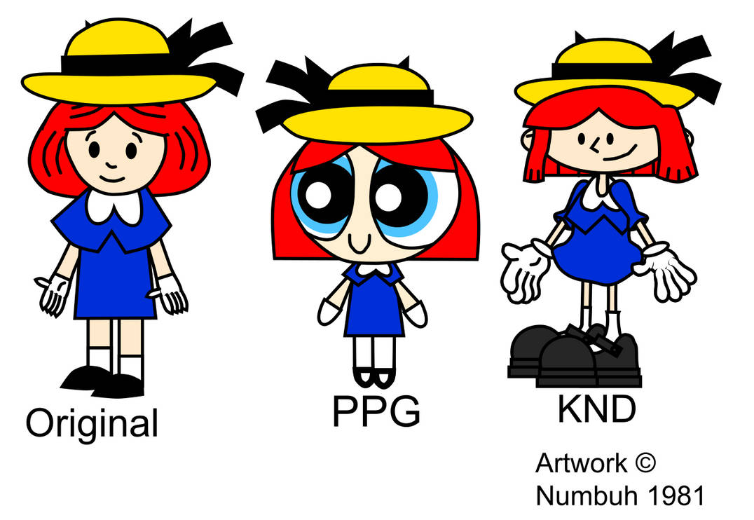 Madeline in 3 Styles by Numbuh1981 on DeviantArt