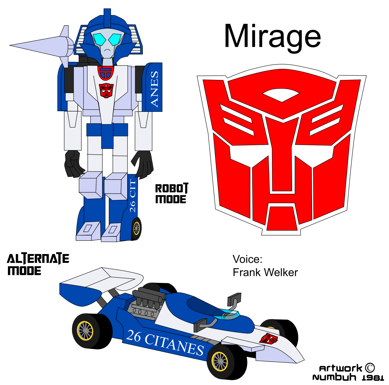 Mirage Buildable Figure My version of Mirage by Numbuh1981 on DeviantArt