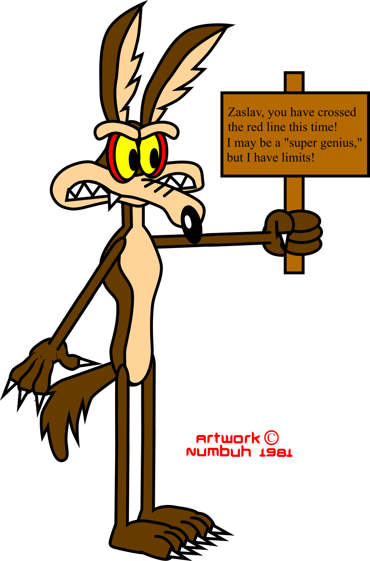 Even The Coyote Has Standards by Numbuh1981 on DeviantArt