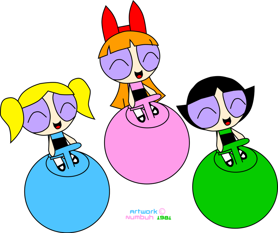 PPG On Hopper Balls By Numbuh1981 On DeviantArt ppg-on-hopper-balls-by-numbuh1981-on-deviantart