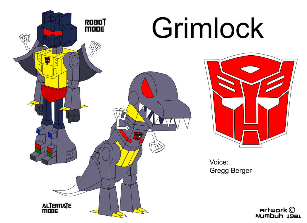 Power Ranger Grimlock My version of Grimlock by Numbuh1981 on DeviantArt