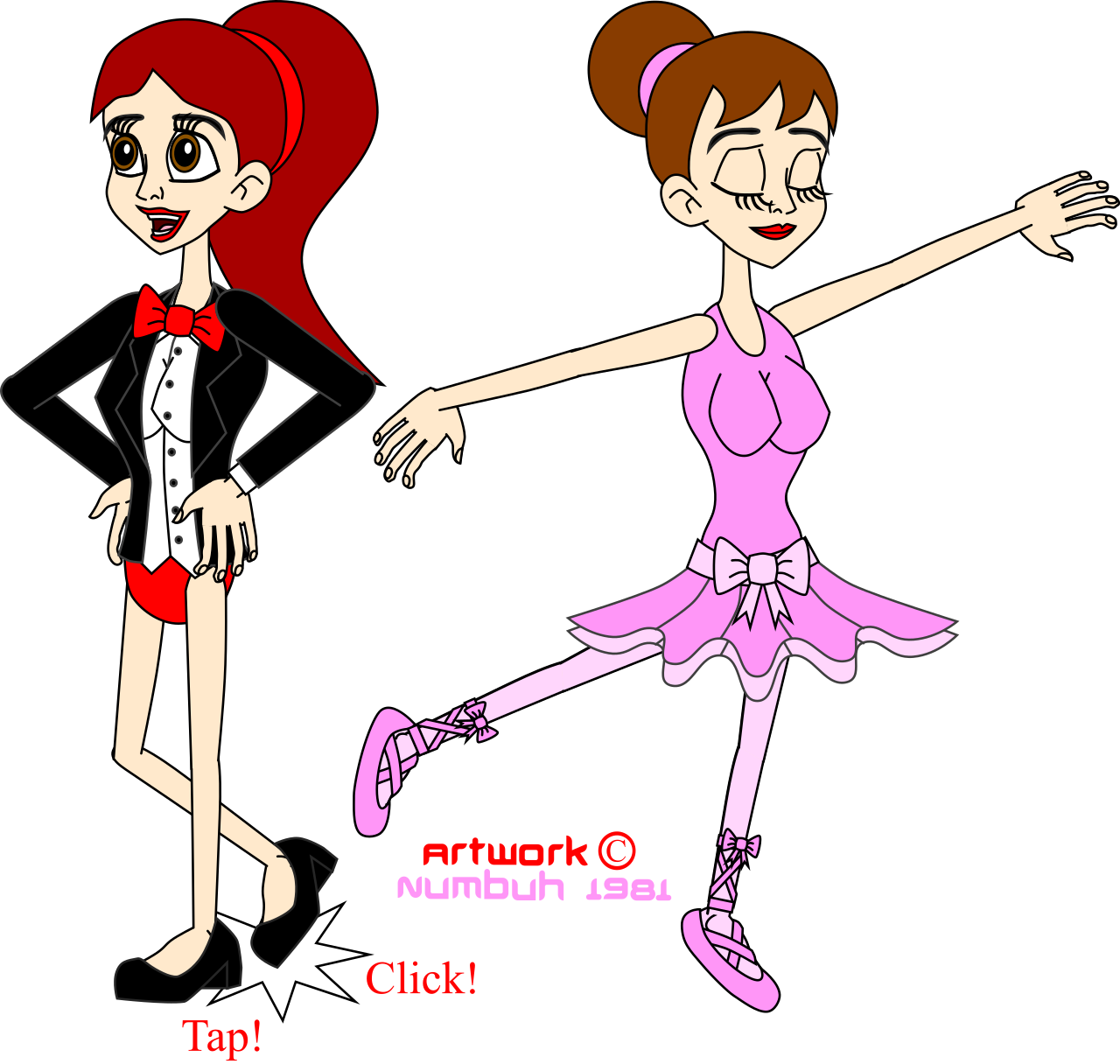 Tap Dancing Rbot Deviantart The Tap Dancer and the Ballerina by Numbuh1981 on DeviantArt