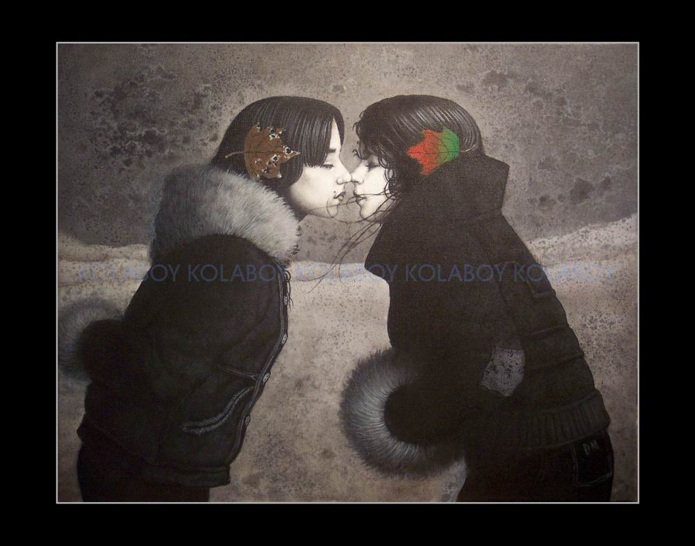 A Kiss On Sled Hilll by kolaboy