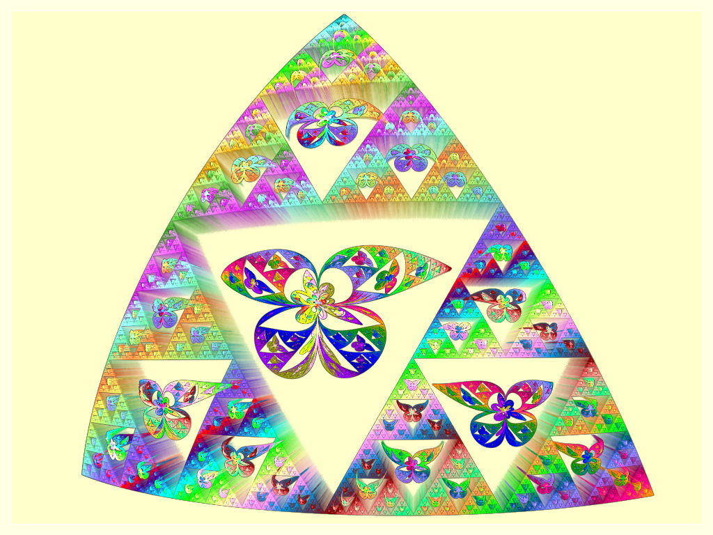 Inverted Triangular Butterfly Triangle-butterflys2 by Ludanik on DeviantArt