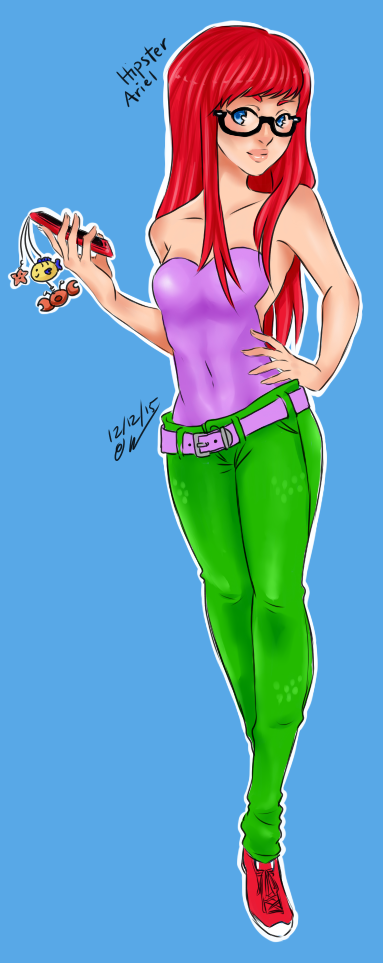 Hipster Ariel Coloured