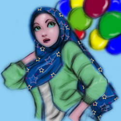hijabista balloon