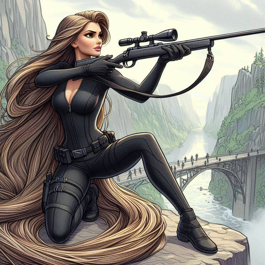 Azure Deviant Sniper Rapunzel by AeroAzure on DeviantArt
