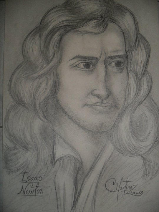 Isaac Newton by KRISTHIANMARTINEZ on DeviantArt