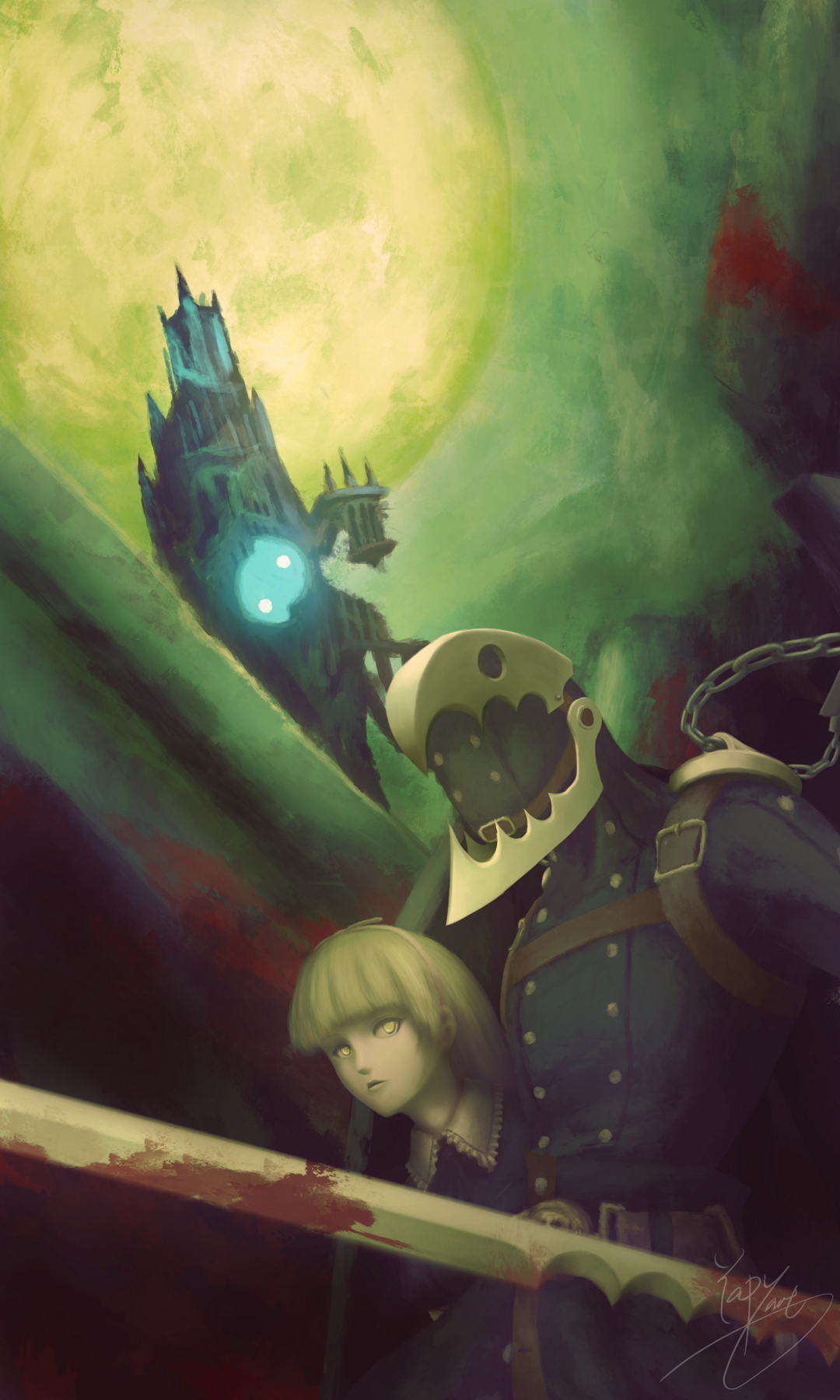 Painting P3 Thanatos X Alice By Yapyart On Deviantart Painting P3 Thanatos X Alice By Yapyart On Deviantart