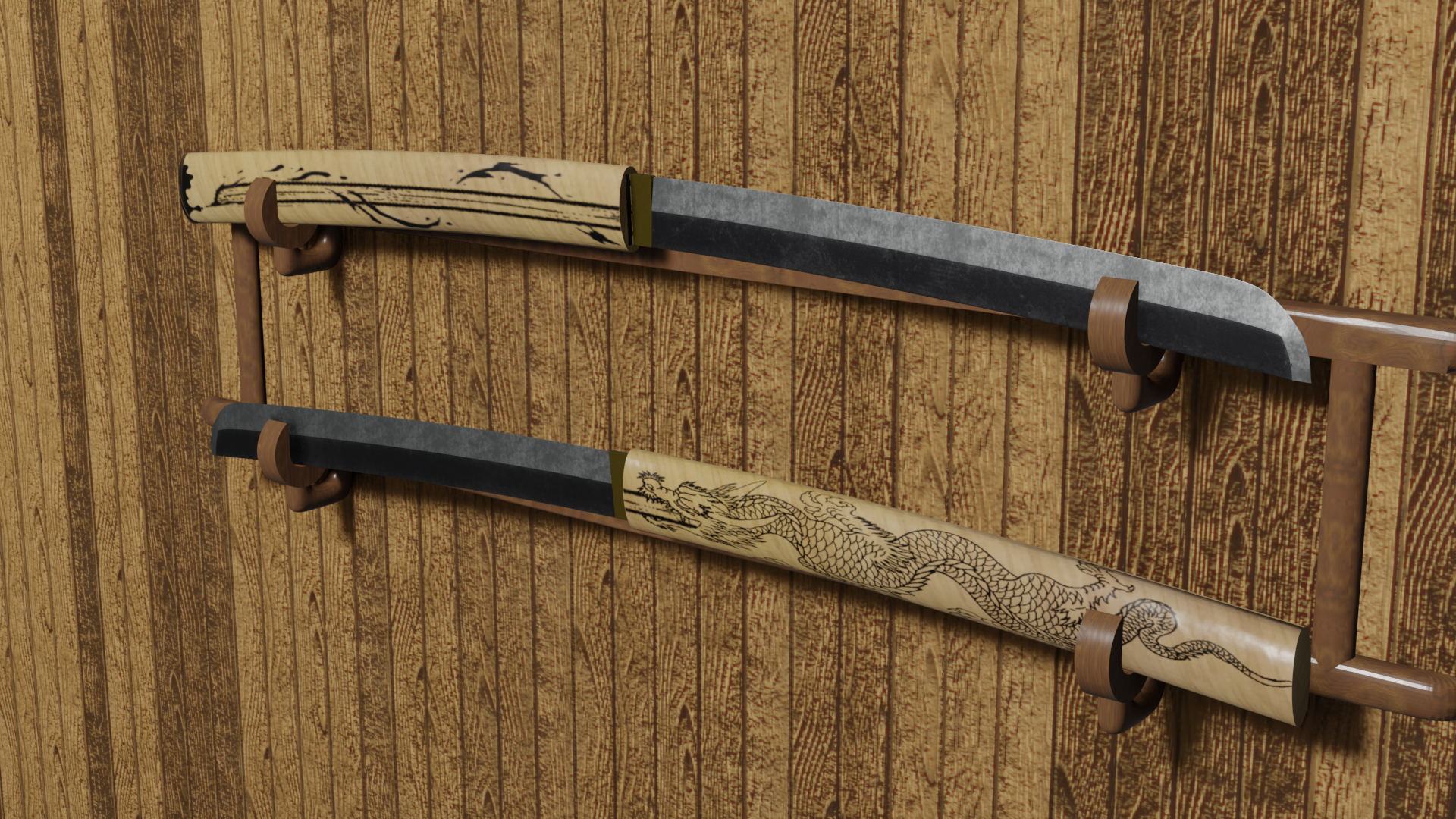 Cursed Dual Katana by Eronletsky on DeviantArt