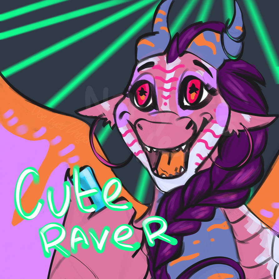 Cute Raver - Adopt by Doe-Eyed-Dragon on DeviantArt