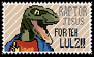 Raptor jesus stamp