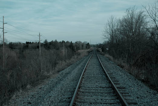 Dark Train Tracks