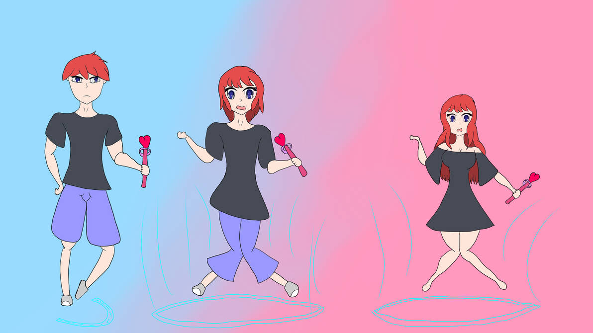 Man Turns Into Magical Girl Part 2 by Nataliemoonfox on DeviantArt