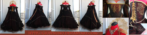 Elizabethan/Tudor inspired gothic ballgown