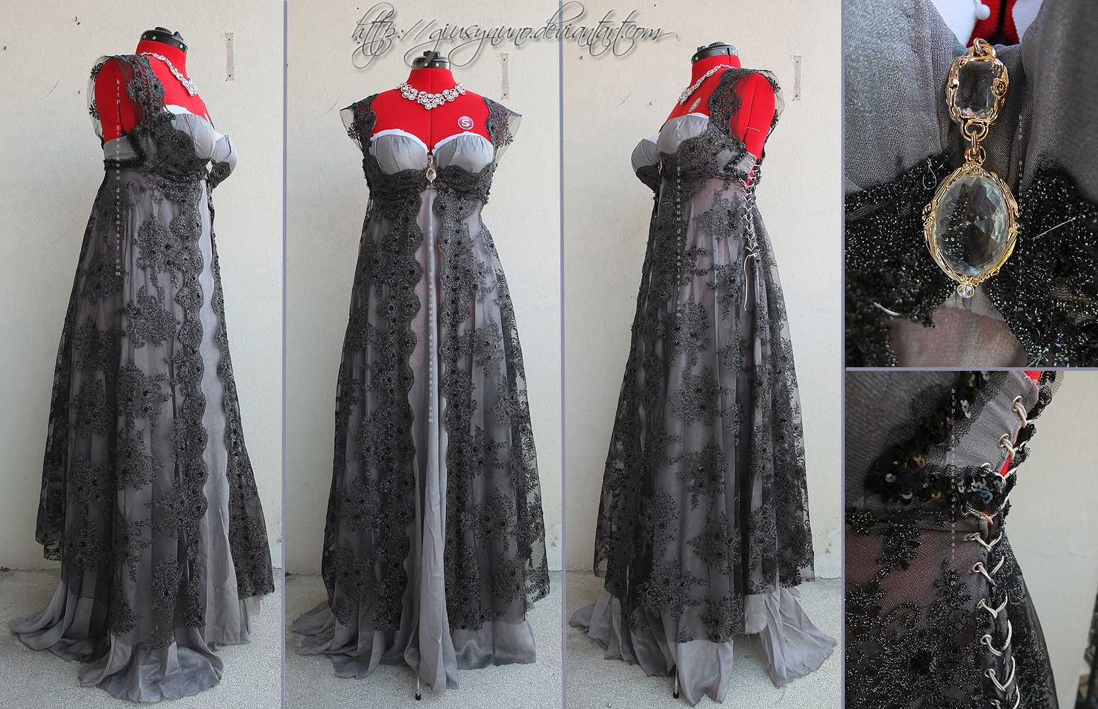 Original Night Unicorn fantasy gown