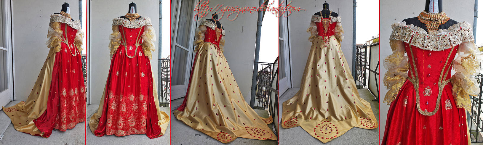 'Baroque Phoenix' original fantasy gown